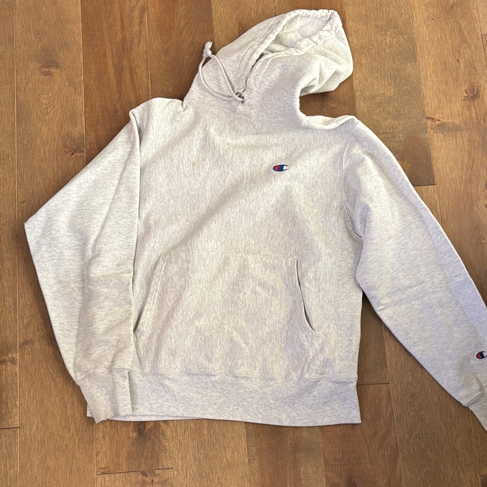 Champion Light Gray Men's Hoodie